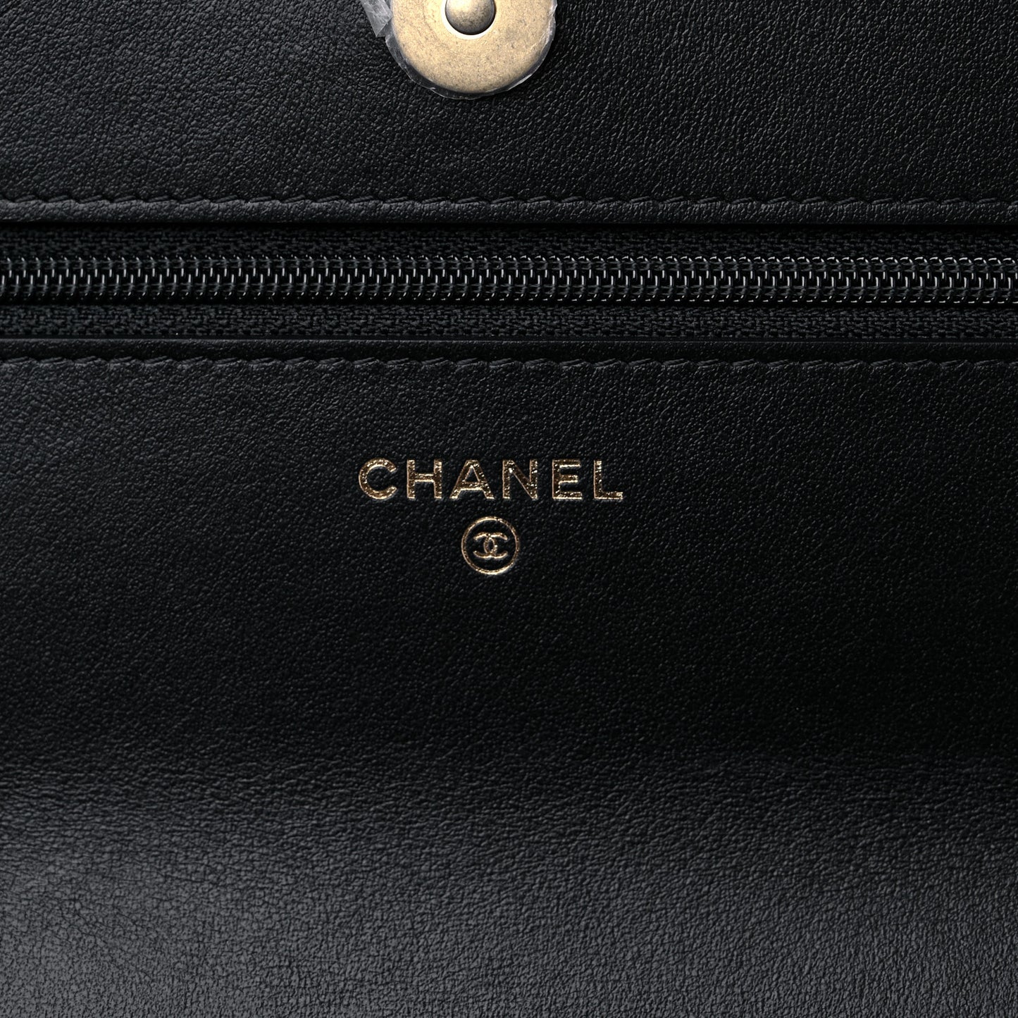 Tweed Quilted Chanel 19 Wallet On Chain WOC Black White