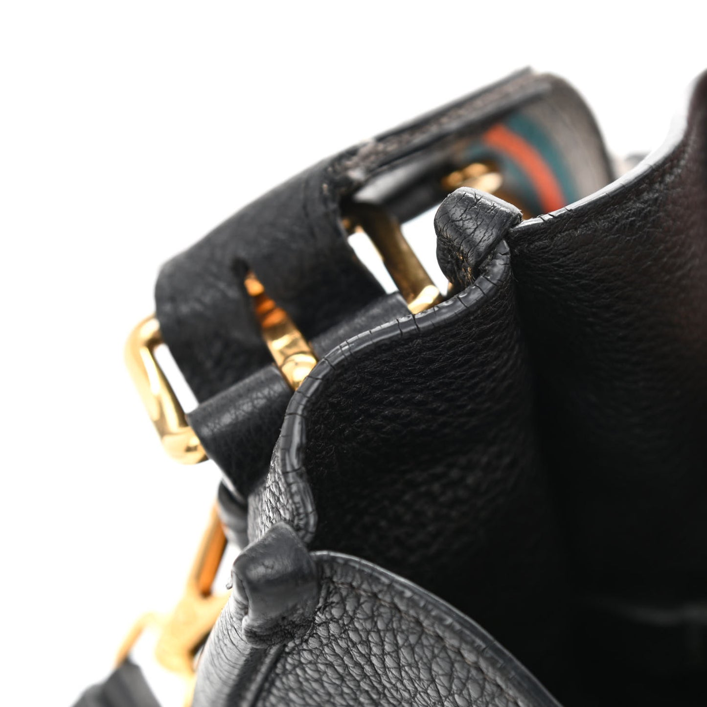 Vitello Daino Zippered Messenger Hobo Black