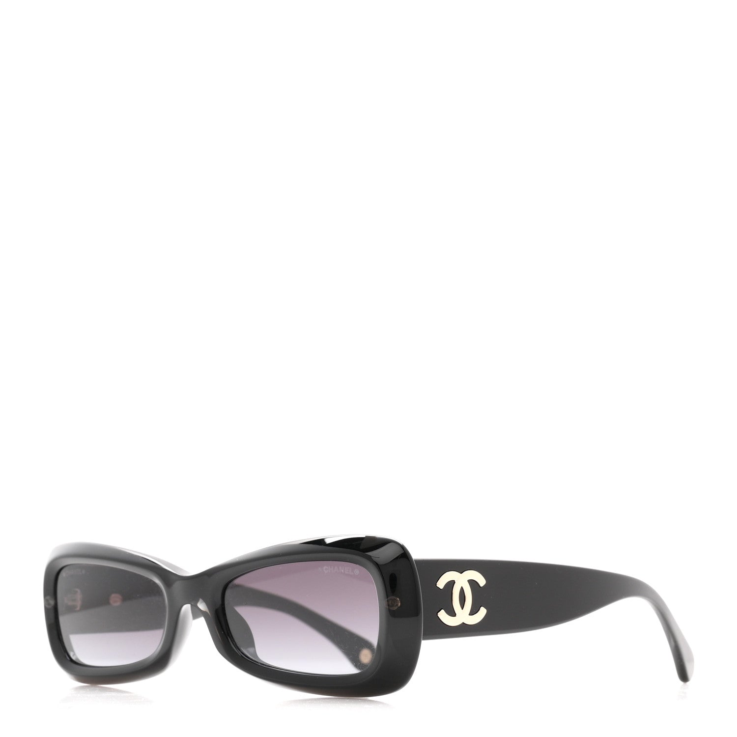 Chanel Acetate Butterfly CC Sunglasses 71751A Black 1 of 8