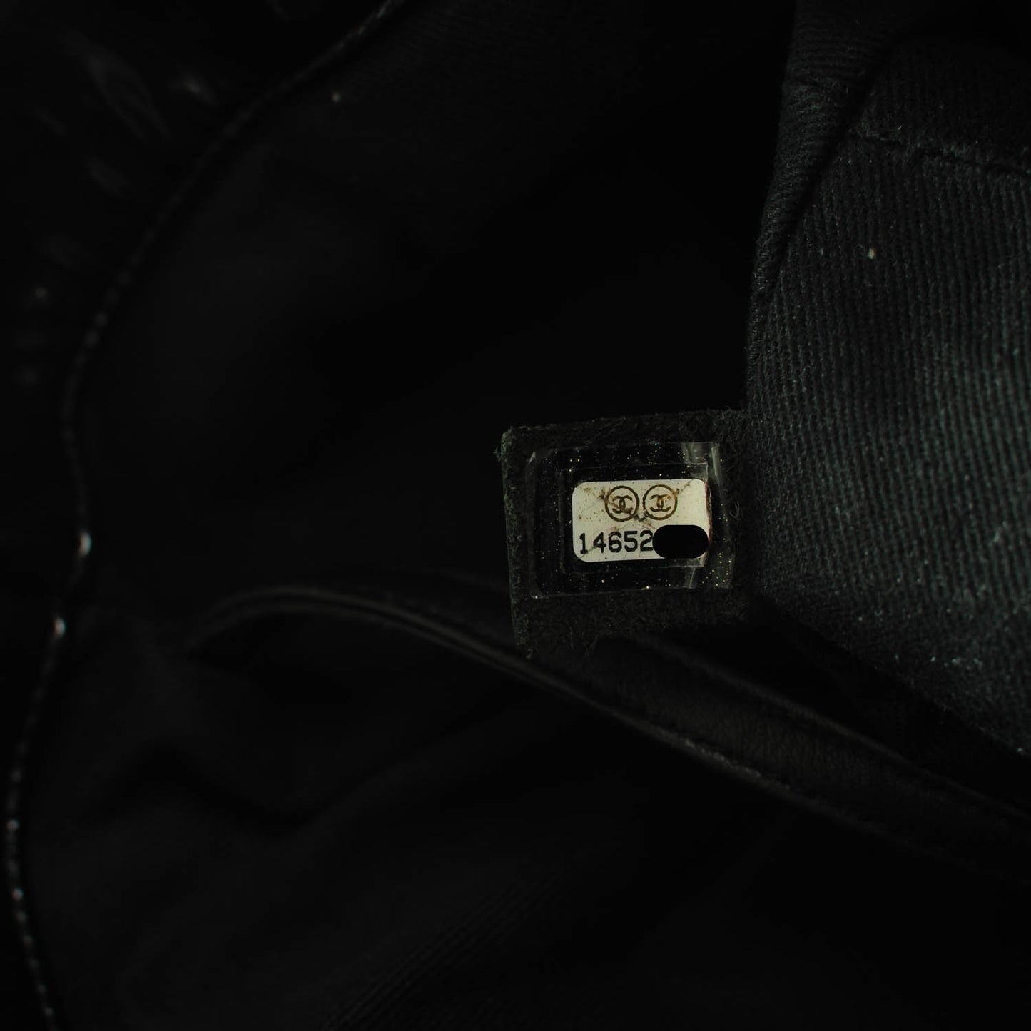 Vinyl Quilted In The Business Large Tote Black