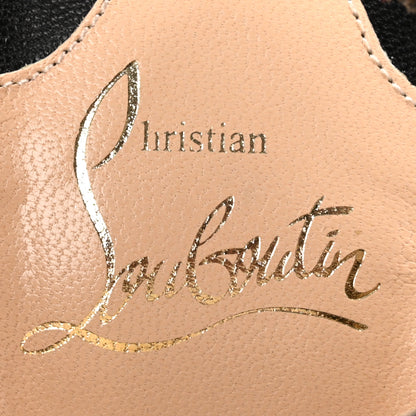 Christian Louboutin Nappa Hippique 100 Slingback Heels 38 Black 7 of 9