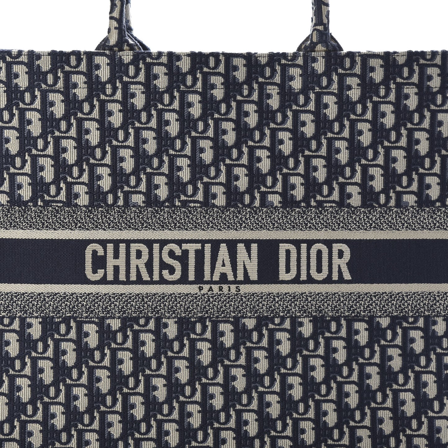 Oblique Book Tote Blue Multicolor