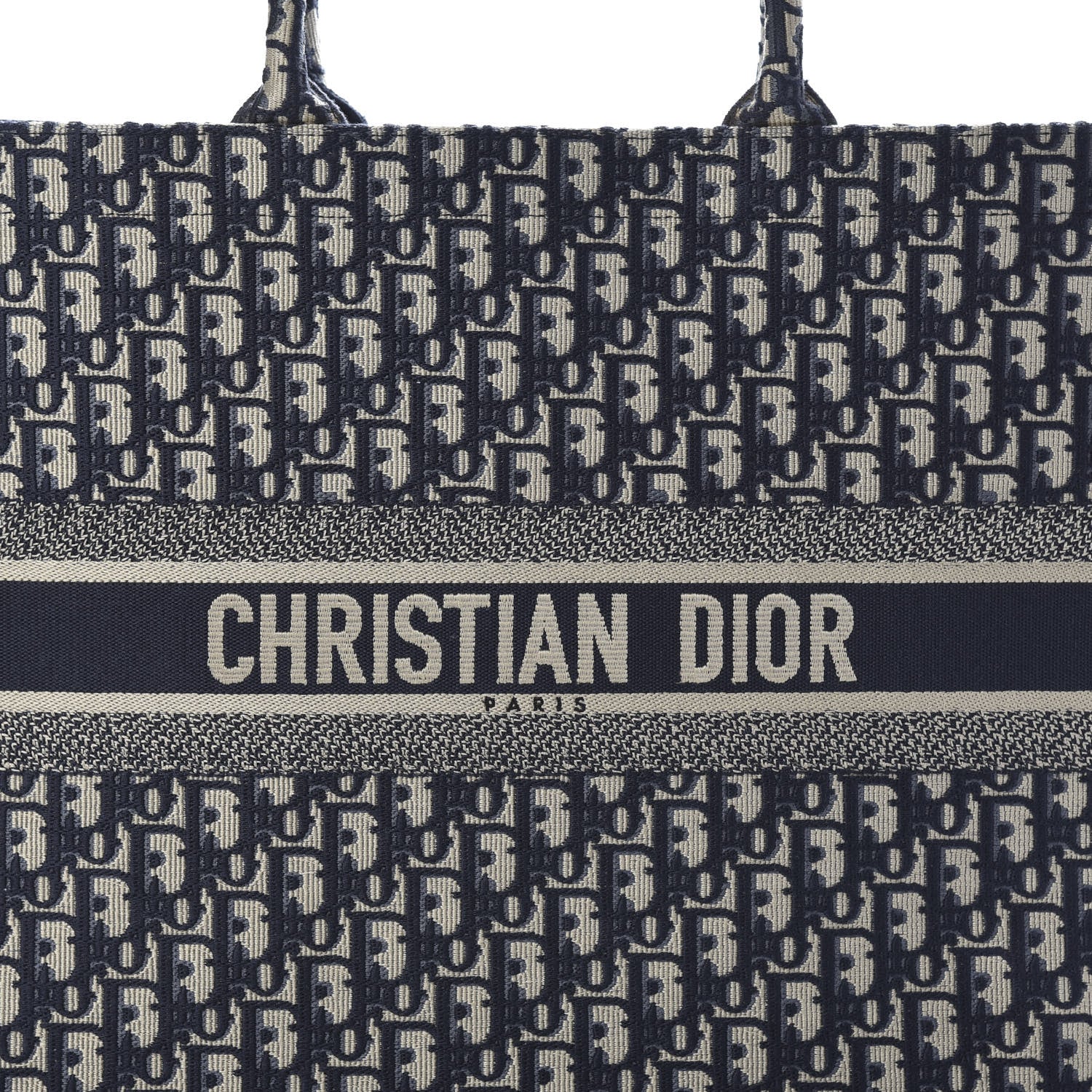 Christian Dior Oblique Book Tote Blue Multicolor 8 of 10