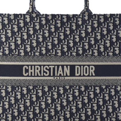 Christian Dior Oblique Book Tote Blue Multicolor 8 of 10