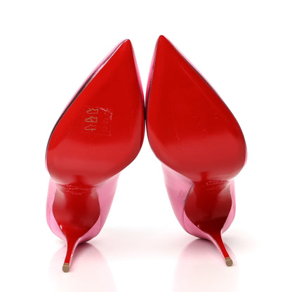 Christian Louboutin Metallic Calfskin Hot Chick 100 Pumps 38.5 Pink 5 of 8