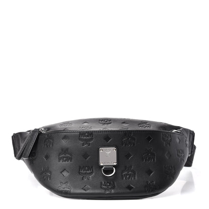 MCM Visetos Small Fusten Belt Bag Black 1 of 7