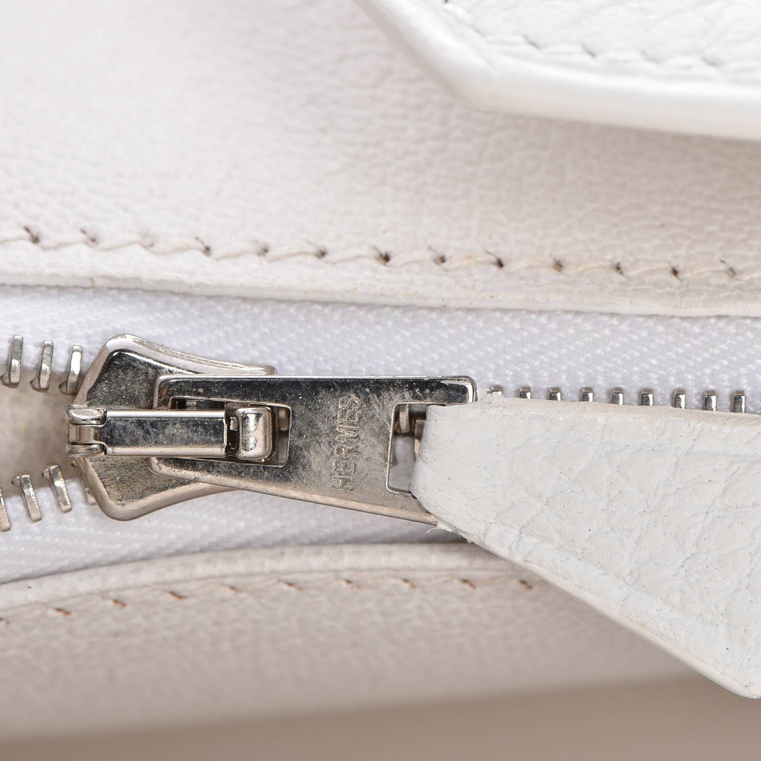 Hermes Taurillon Clemence Birkin 30 White 10 of 30