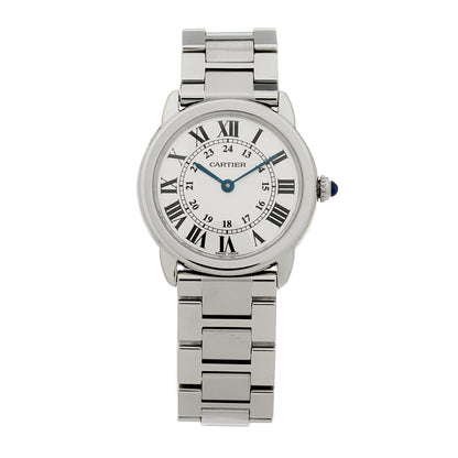 Cartier Stainless Steel 29mm Ronde Solo Quartz Watch 1 of 4