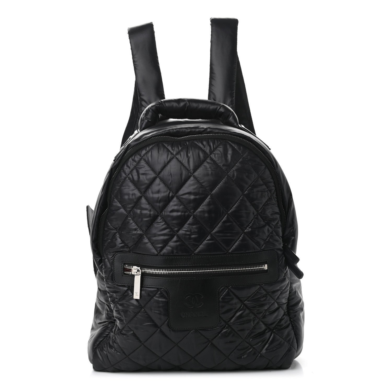 Chanel Nylon Quilted Coco Cocoon Backpack Black 1 of 9