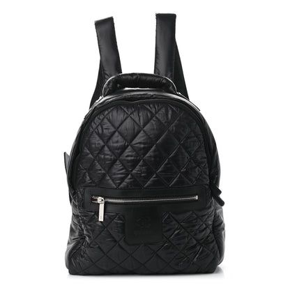 Chanel Nylon Quilted Coco Cocoon Backpack Black 1 of 9