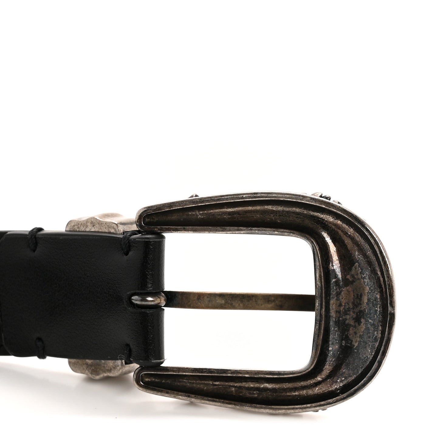 Calfskin 25mm Western Belt 90 36 Black