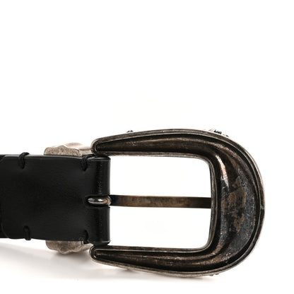 Louis Vuitton Calfskin 25mm Western Belt 90 36 Black 7 of 7