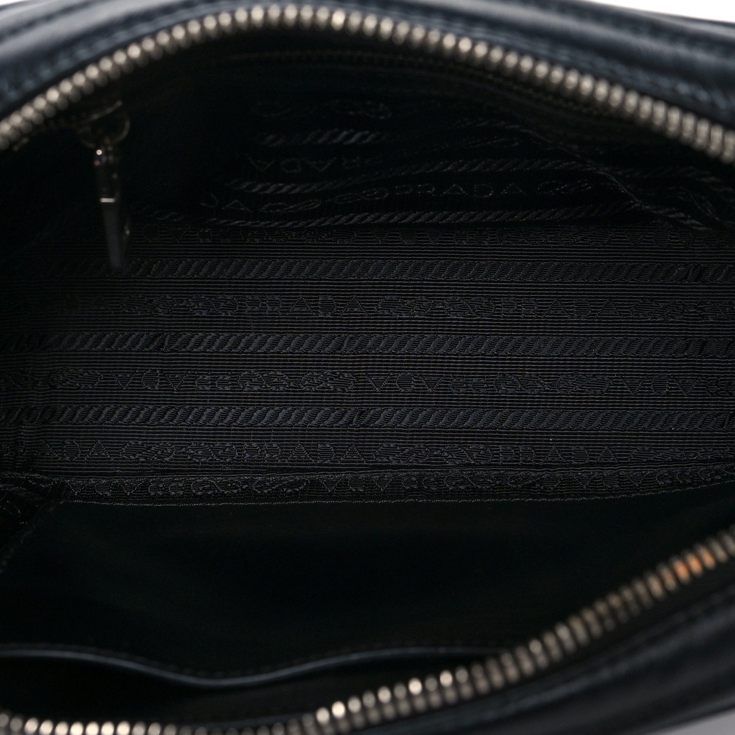 Soft Calfskin Diagramme Crossbody Bag Black