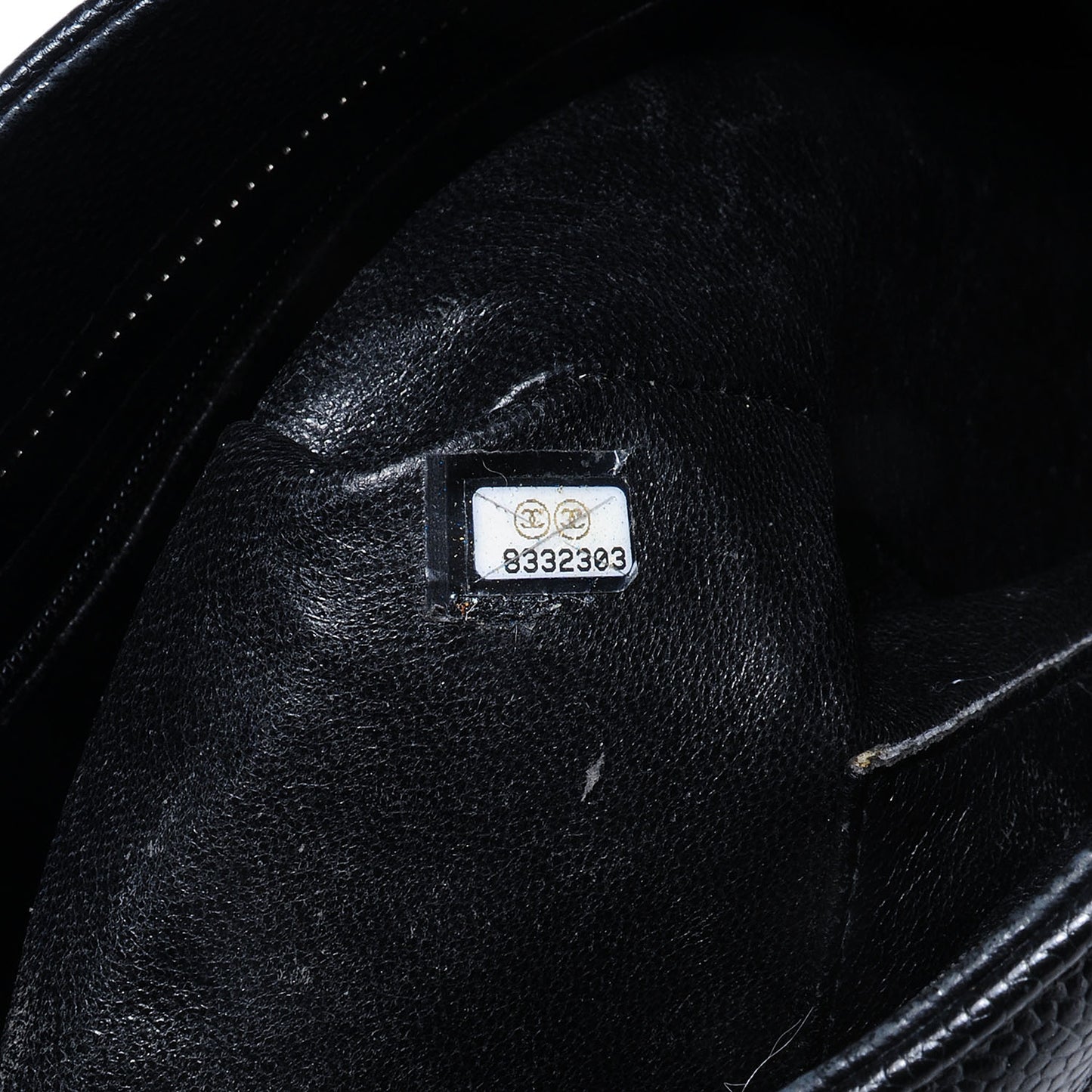 Caviar Quilted Medallion Tote Black