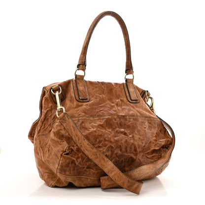 Givenchy Tumbled Sheepskin Large Pandora Brown 3 of 17