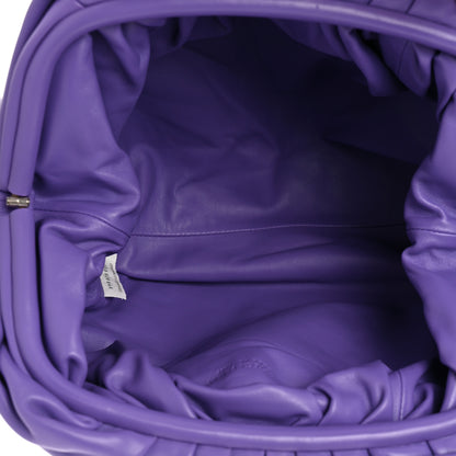 Bottega Veneta Smooth Butter Calf The Pouch Oversized Clutch Purple 5 of 7