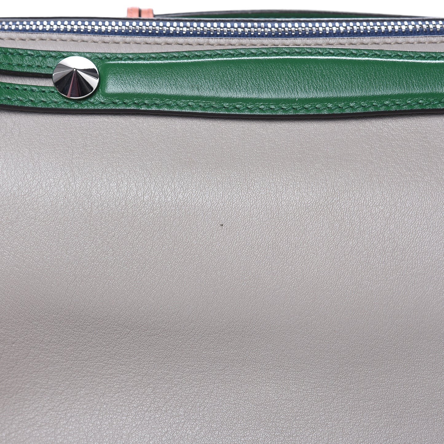 Vitello Dolce 4 Color Medium By The Way Boston Bag Grigio Polvere Emerald Multicolor