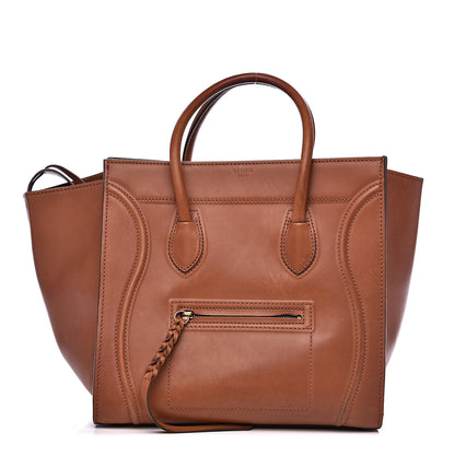Celine Natural Calfskin Medium Phantom Luggage Tan 1 of 20