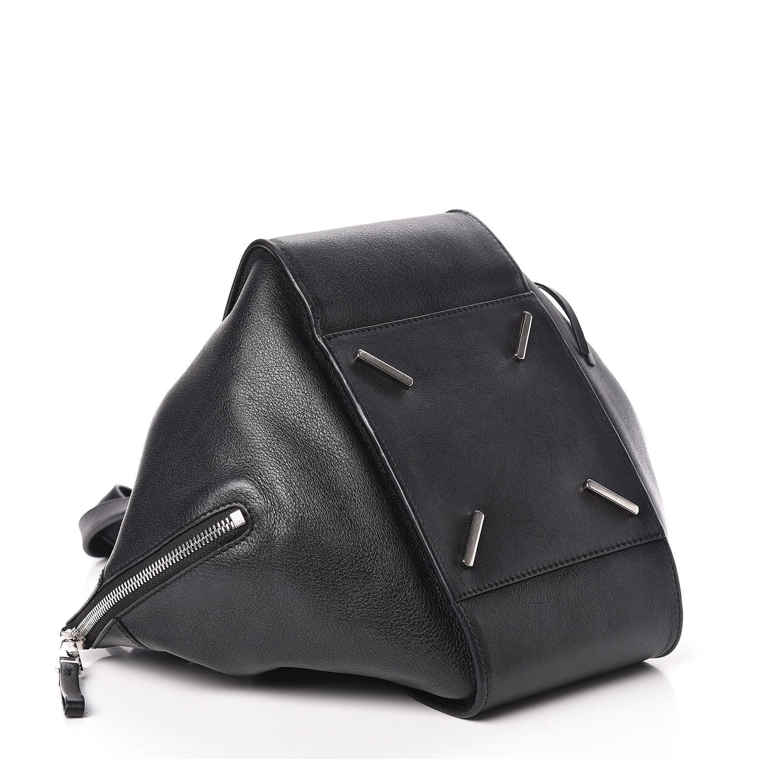 Loewe Calfskin Small Hammock Shoulder Bag Black 4 of 10