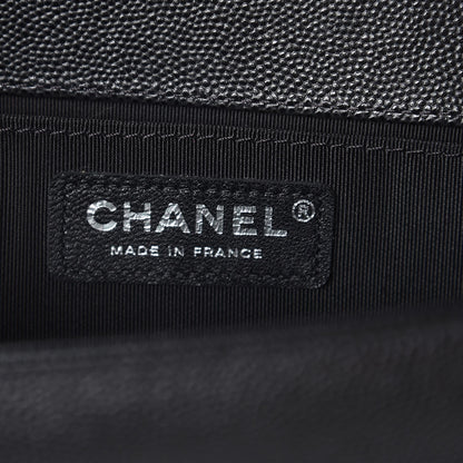 Chanel Caviar Quilted Medium Boy Flap Black 6 of 7