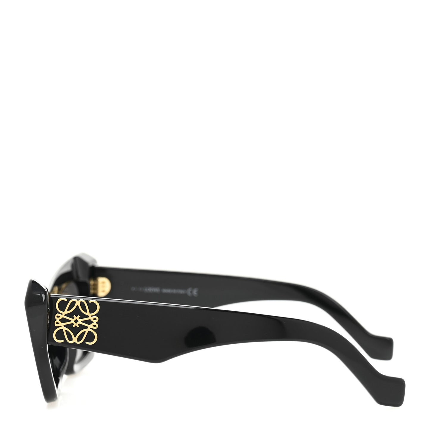 Acetate Anagram Cat Eye Sunglasses LW40036I Black