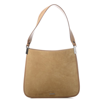 Gucci Suede Shoulder Bag Brown 1 of 12