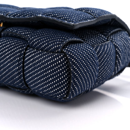 Bottega Veneta Denim Maxi Intrecciato Padded Cassette High Frequency Crossbody Bag Indigo 7 of 7