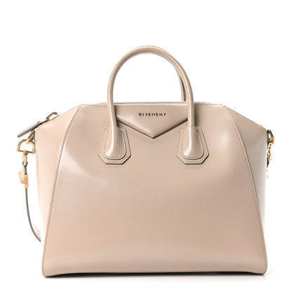 Givenchy Shiny Lord Calfskin Medium Antigona Sand 1 of 10