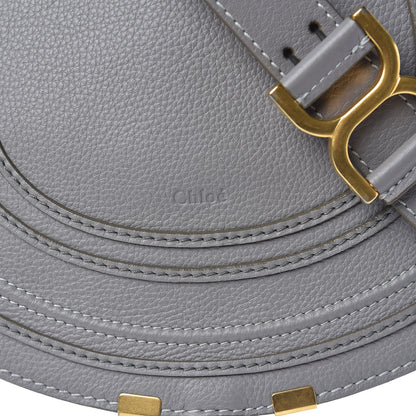 Chloe Calfskin Medium Marcie Round Crossbody Bag Cashmere Grey 22 of 22