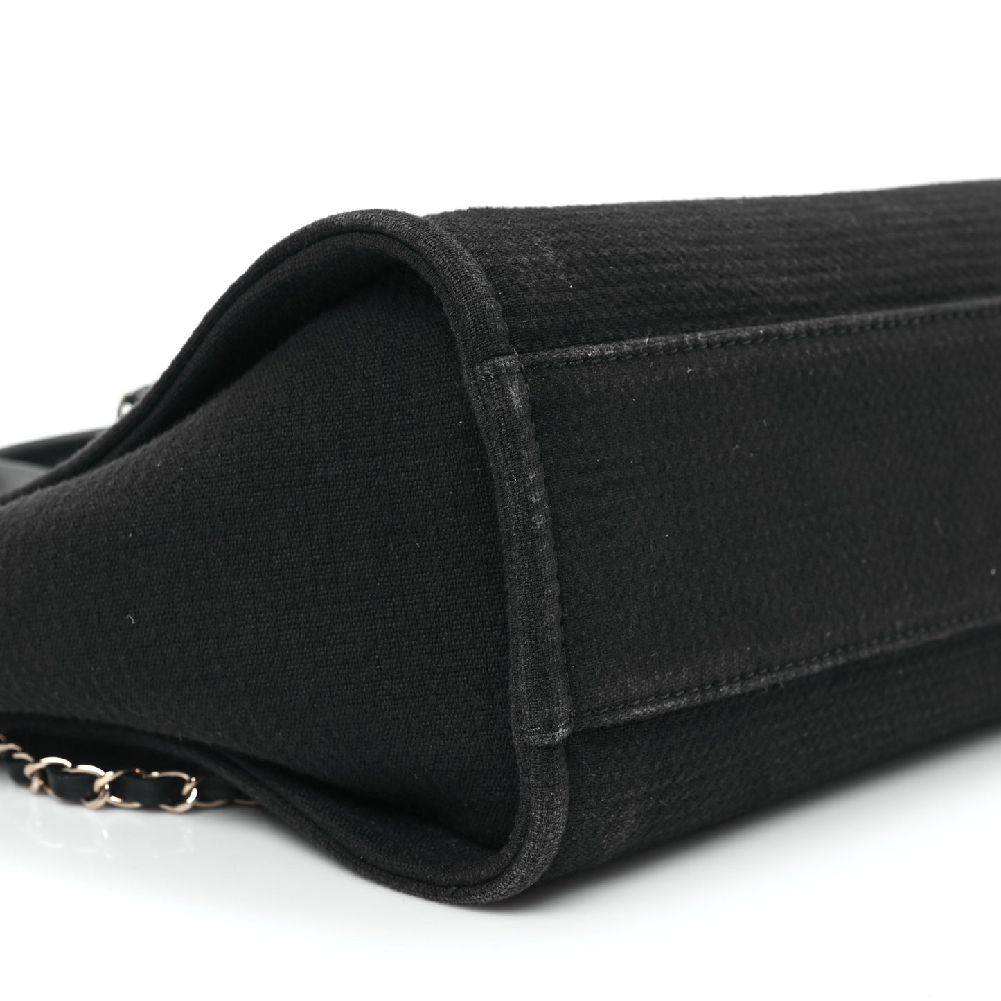Mixed Fibers Small Deauville Tote Black
