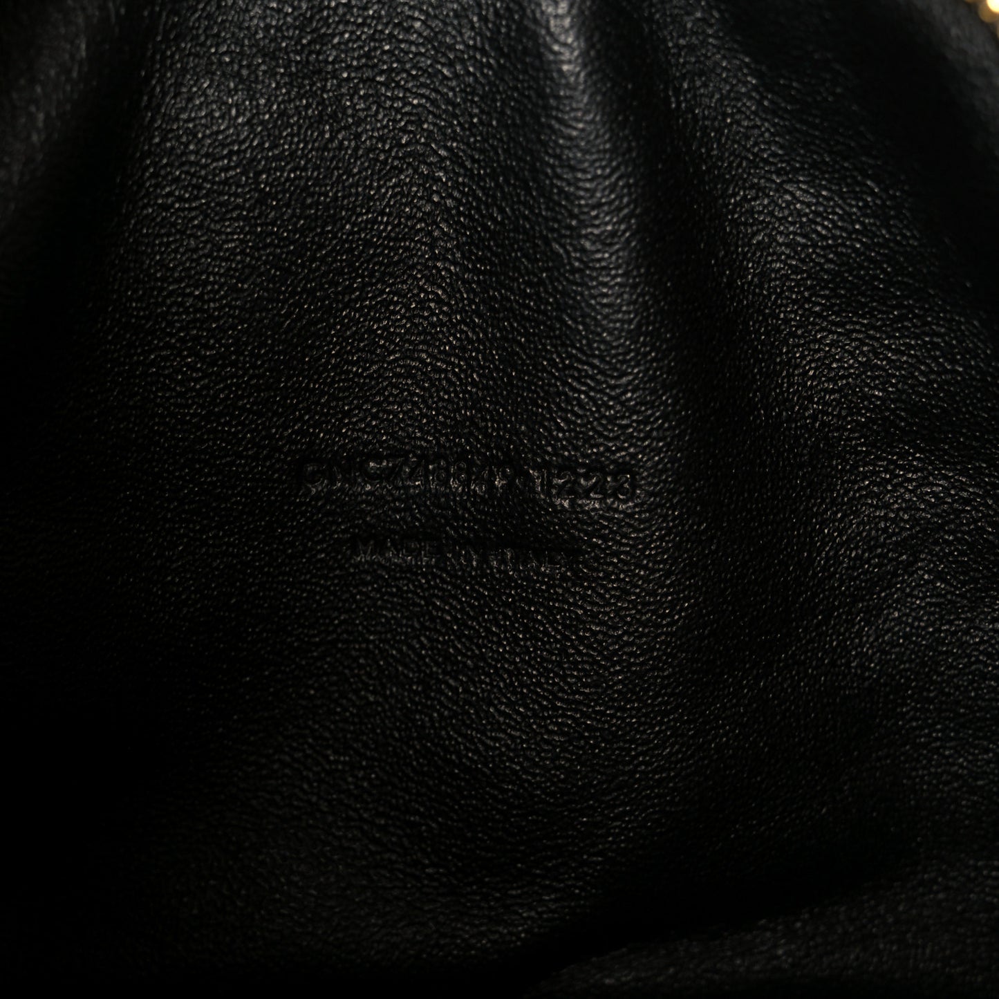 Calfskin Matelasse Monogram Mini Lou Camera Bag Greyish Brown