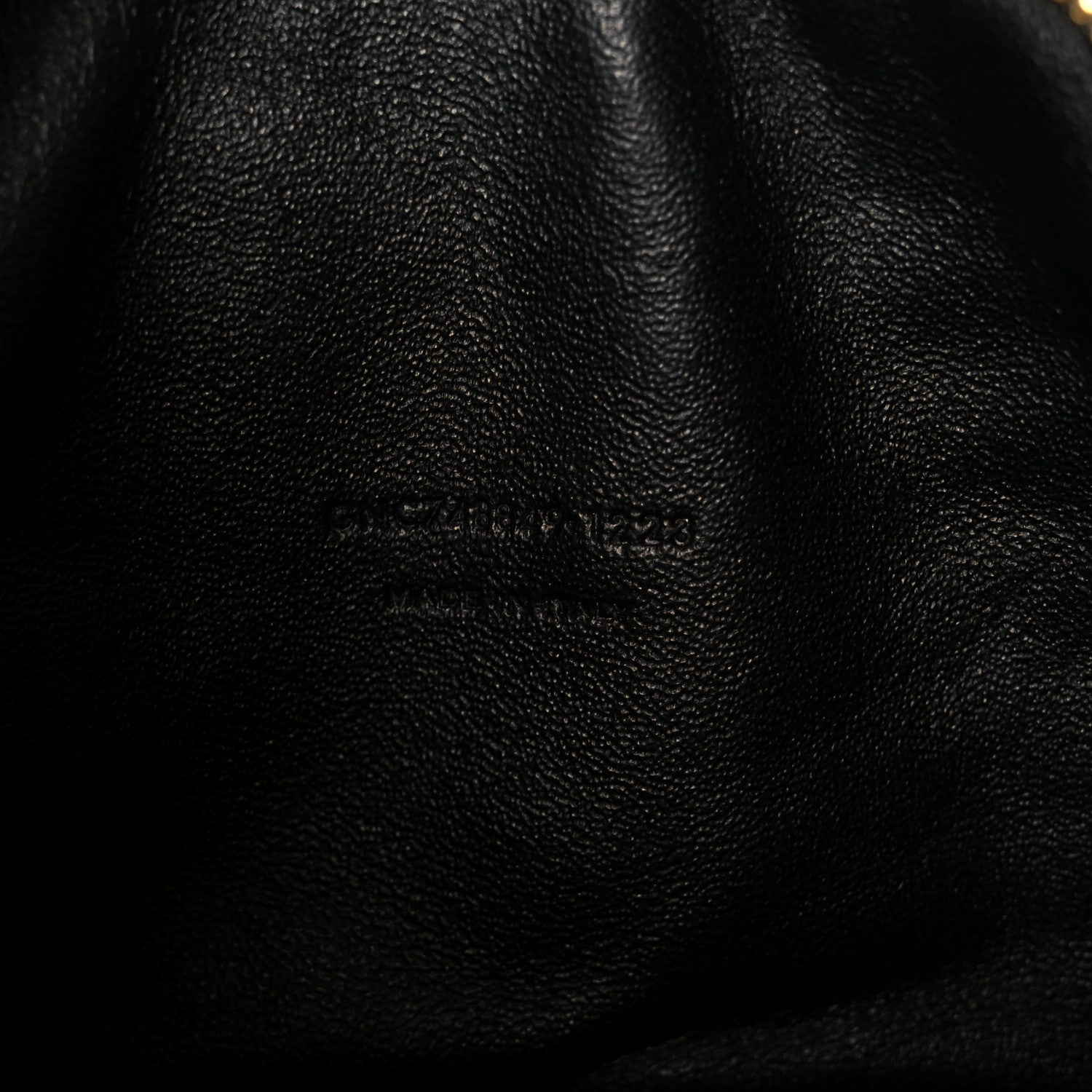 Saint Laurent Calfskin Matelasse Monogram Mini Lou Camera Bag Greyish Brown 7 of 9