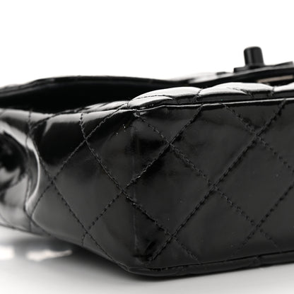 Chanel Patent Calfskin Quilted Mini Square Flap So Black 10 of 18