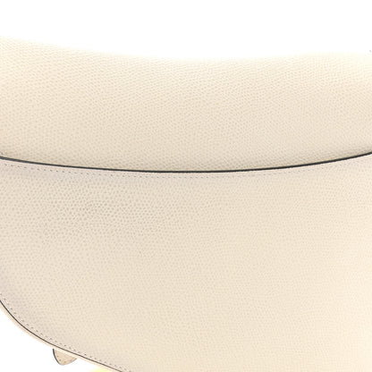 Christian Dior Grained Calfskin Saddle Bag White 11 of 13