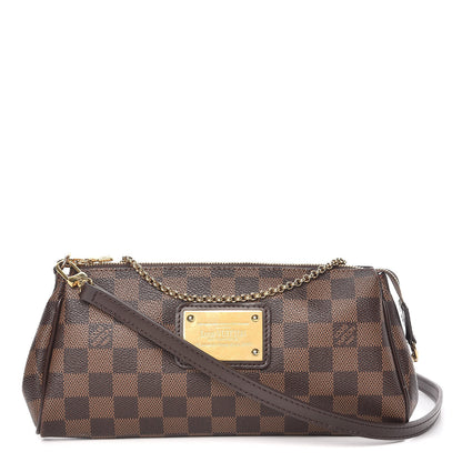 Louis Vuitton Damier Ebene Eva Clutch 1 of 13