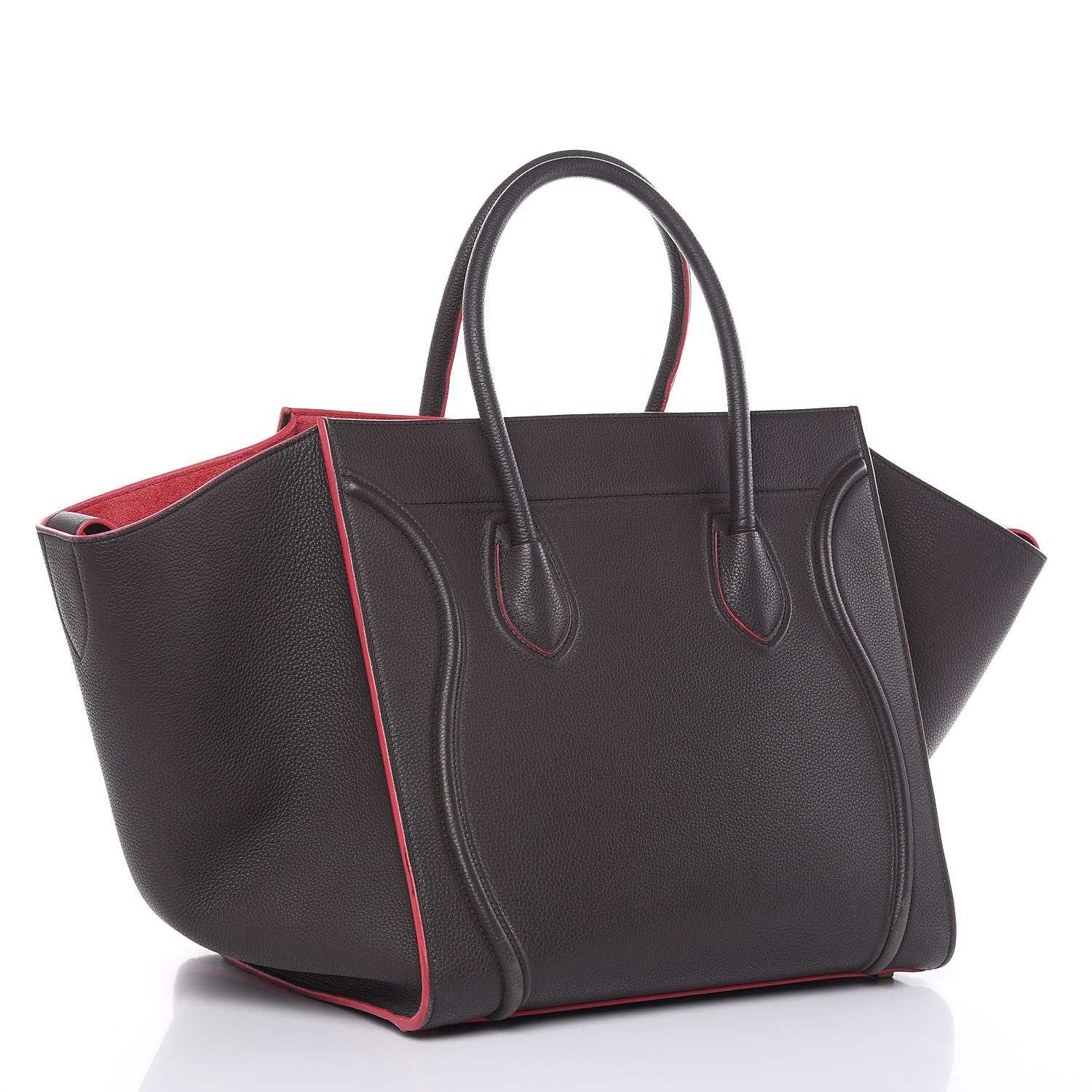 Celine Baby Grained Calfskin Medium Phantom Luggage Dark Taupe 3 of 15