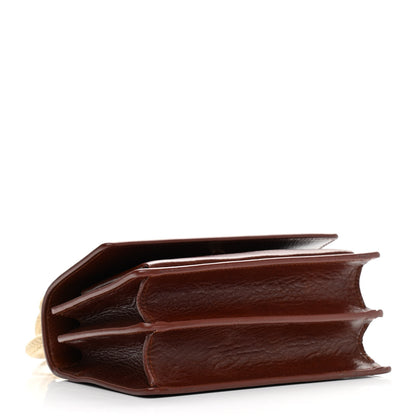 Saint Laurent Textured Calfskin Small Monogram Sunset Camel Brilliant 4 of 11