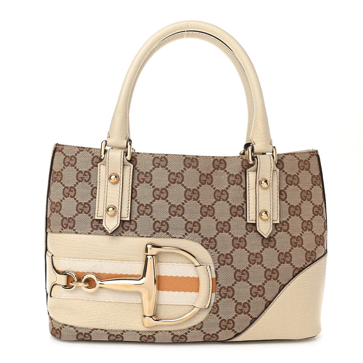 Monogram Small Hasler Tote Off White