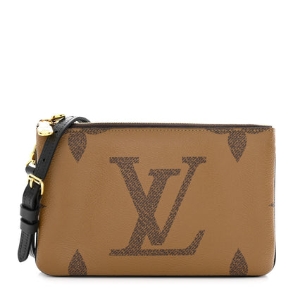 Louis Vuitton Reverse Monogram Giant Double Zip Pochette 1 of 16