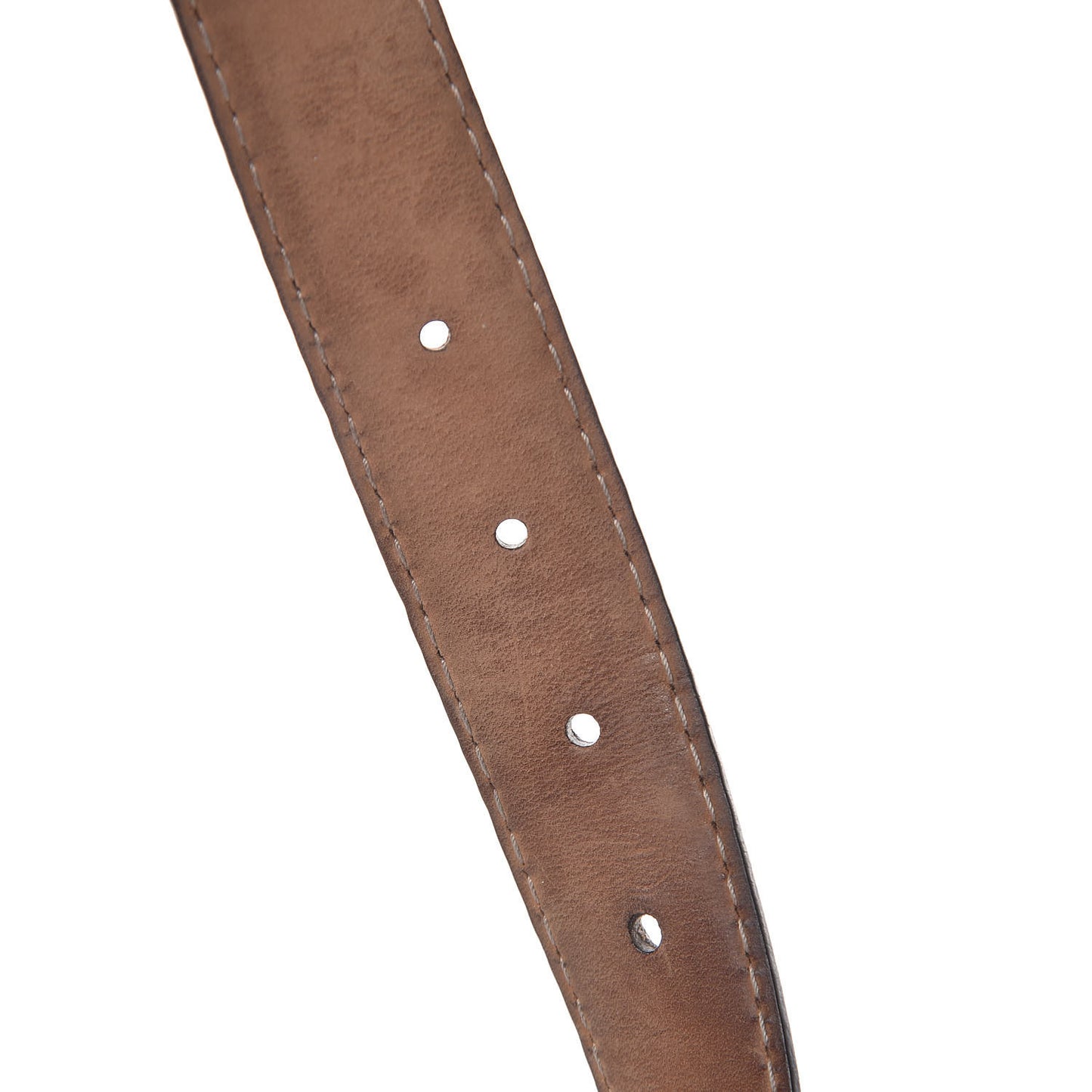 Calfskin Sculpted GG Belt 85 34 Nude