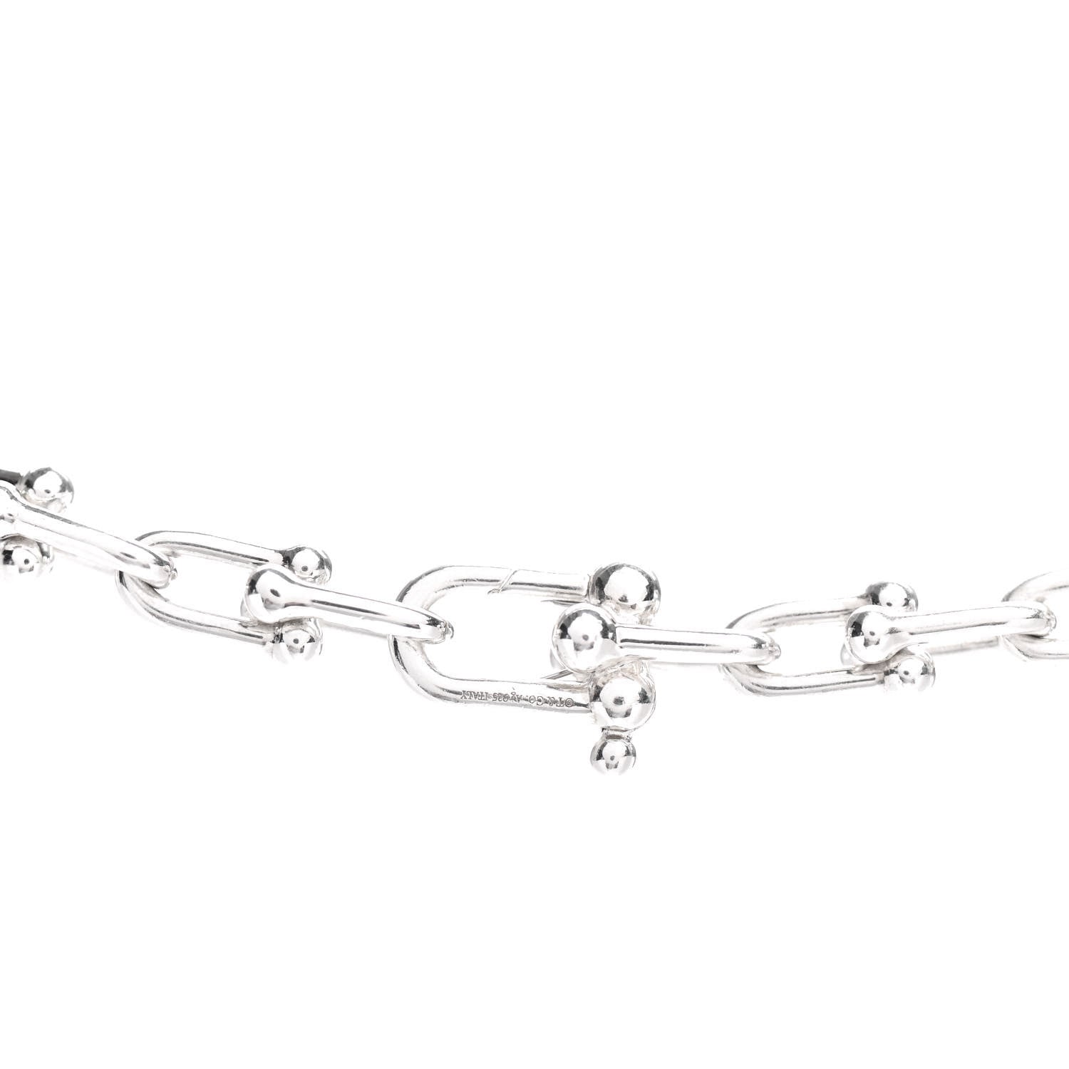 Tiffany Sterling Silver Medium HardWear Link Necklace 4 of 4