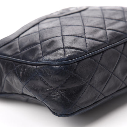 Chanel Lambskin Quilted CC Tassel Camera Case Navy 6 of 11