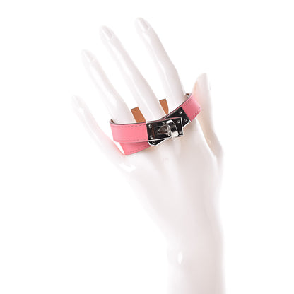 Hermes Swift Kelly Double Tour Bracelet S Rose Azalee 2 of 5