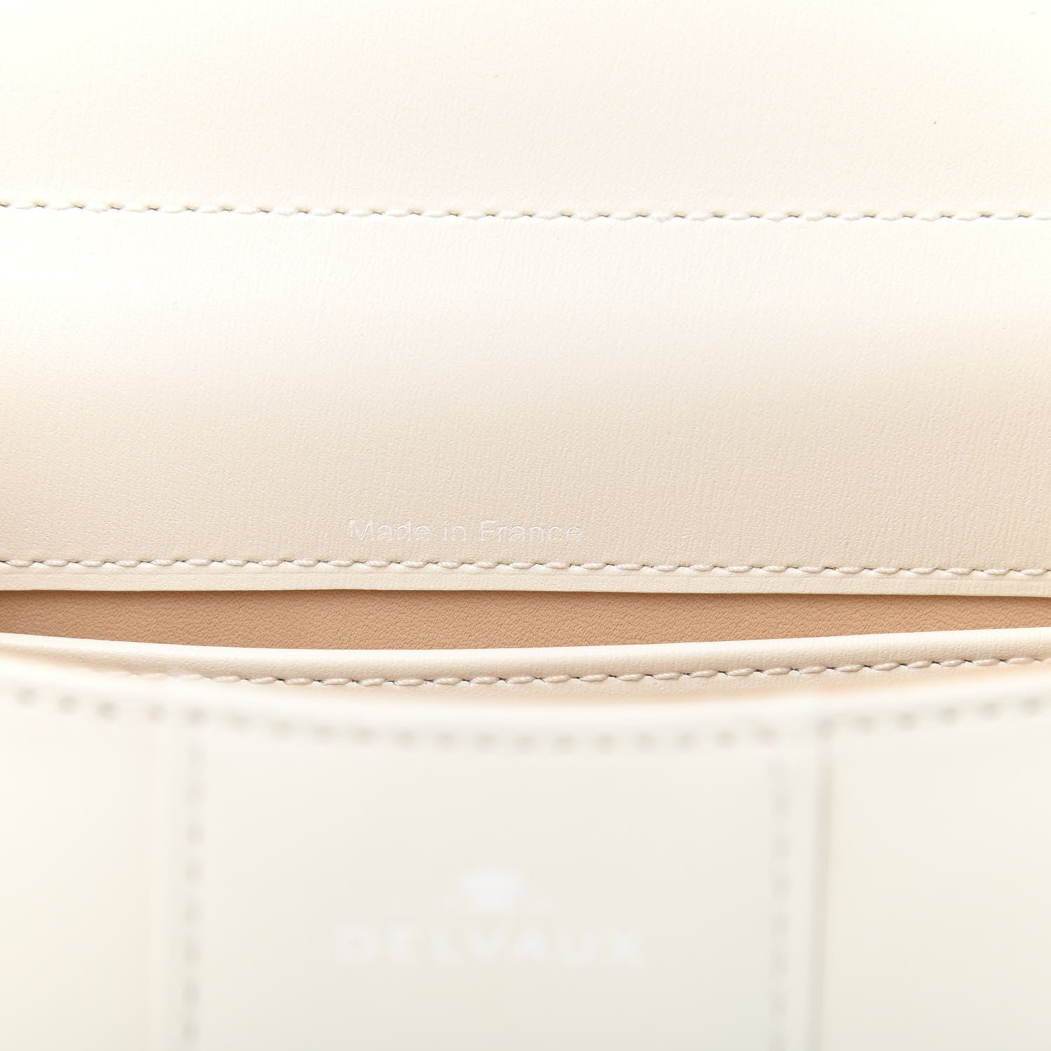 Delvaux Calfskin Mini Brillant Satchel Ivory 7 of 14