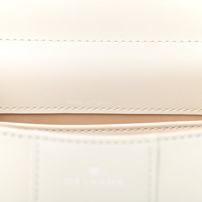 Delvaux Calfskin Mini Brillant Satchel Ivory 7 of 14