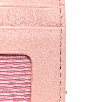 MCM Grained Calfskin Mina Mini Wallet Pink Blush 10 of 14