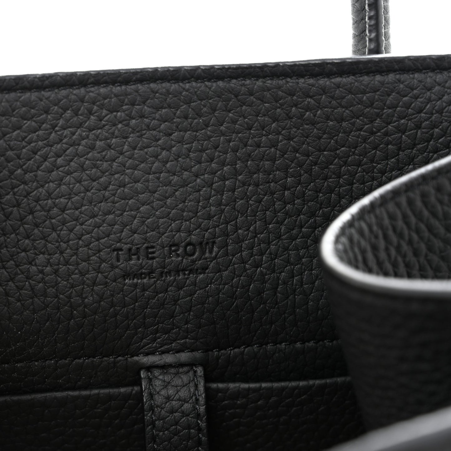 Grained Calfskin Soft Margaux 10 Bag Black