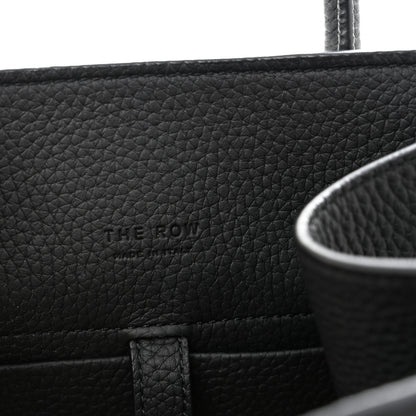 The Row Grained Calfskin Soft Margaux 10 Bag Black 6 of 12