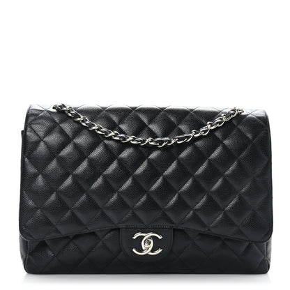 Chanel Caviar Quilted Maxi Double Flap Black 1 of 9