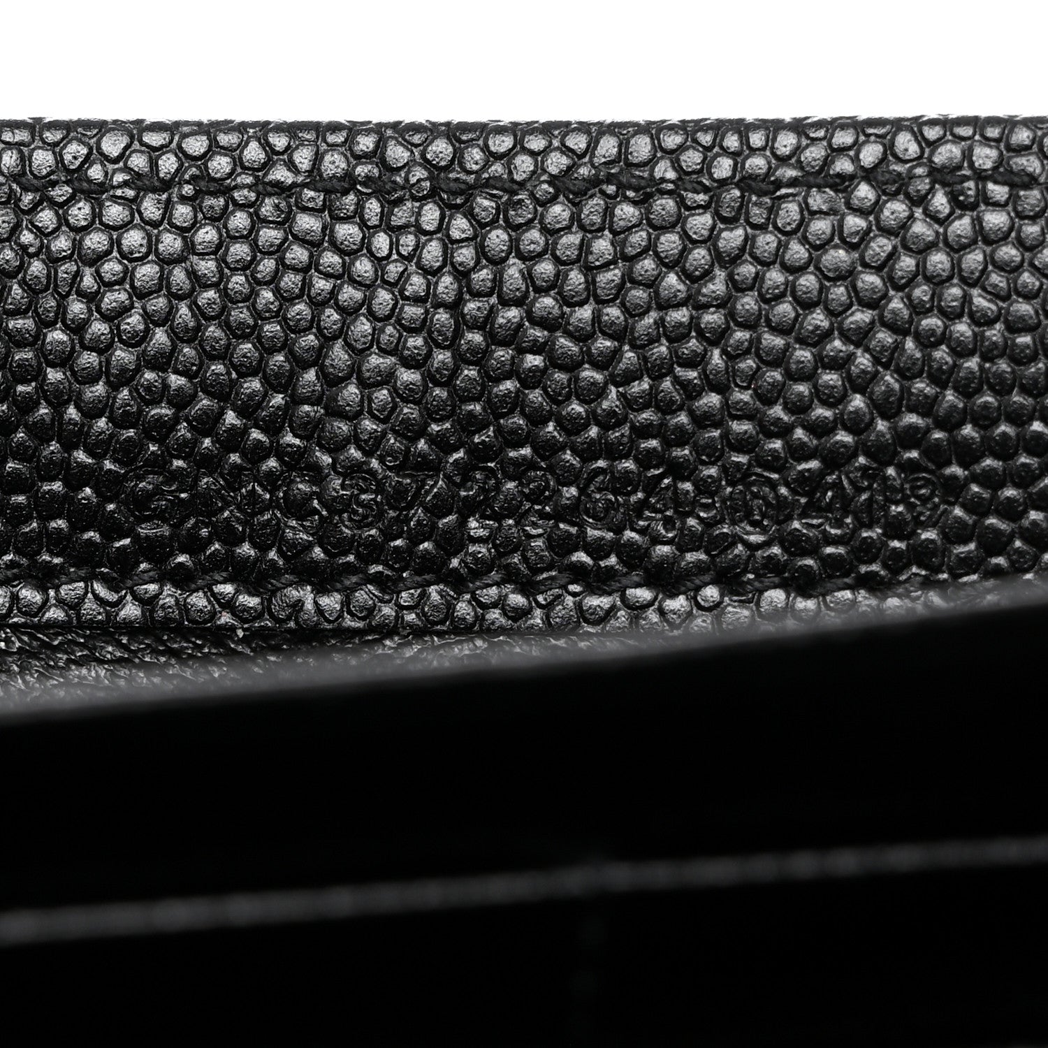 Saint Laurent Grain De Poudre Matelasse Chevron Monogram Flap Wallet Black 7 of 7